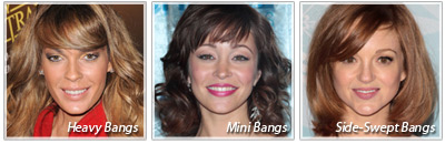 Bangs for your hair type